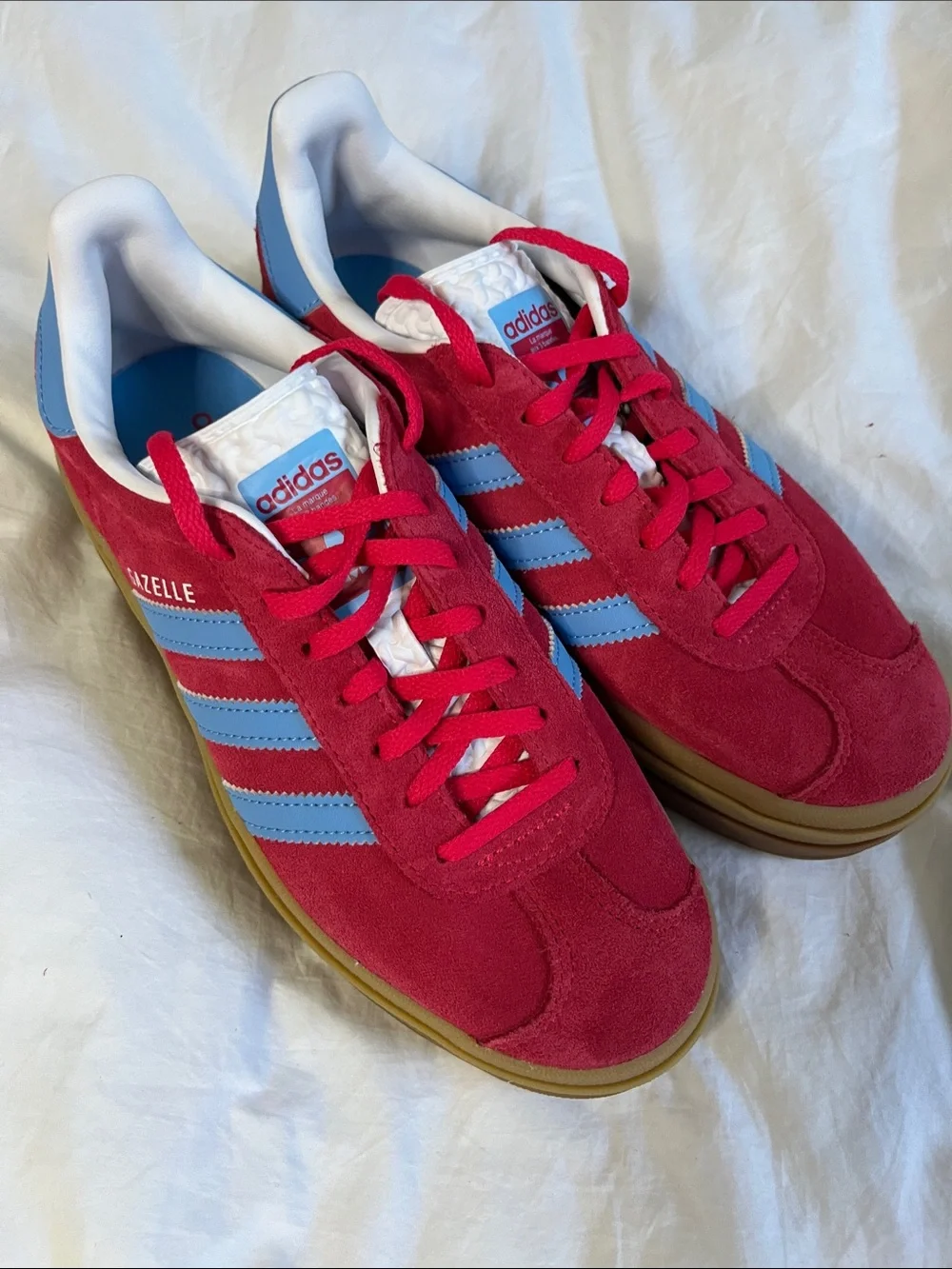 adidas Gazelle Bold Active Pink Blue Burst (Women's) size 7-7.5